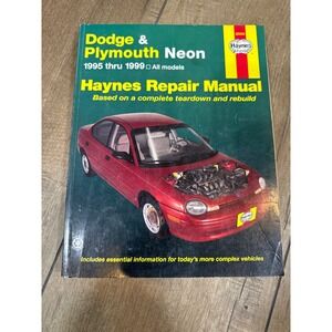 Dodge Plymouth Neon Haynes Repair Manual 1995 1996 1997 1998 1999 All Models